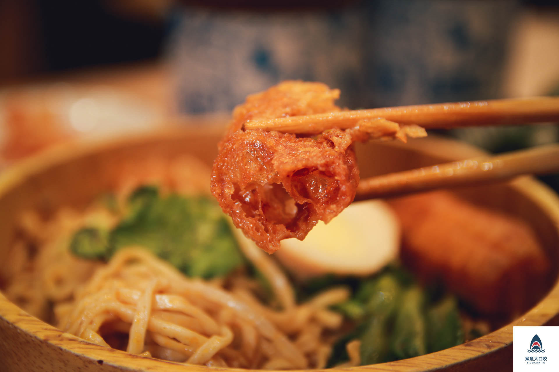 台中美食,台中麵店,花山家宣飲麵鋪 @鯊魚大口咬