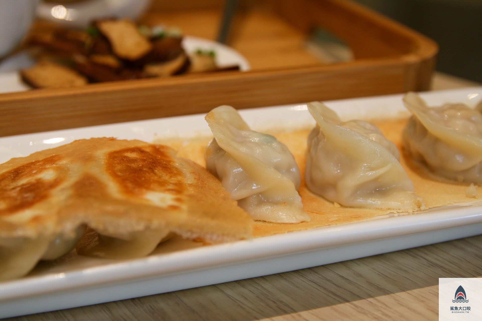 九初流心脆皮煎餃 @鯊魚大口咬