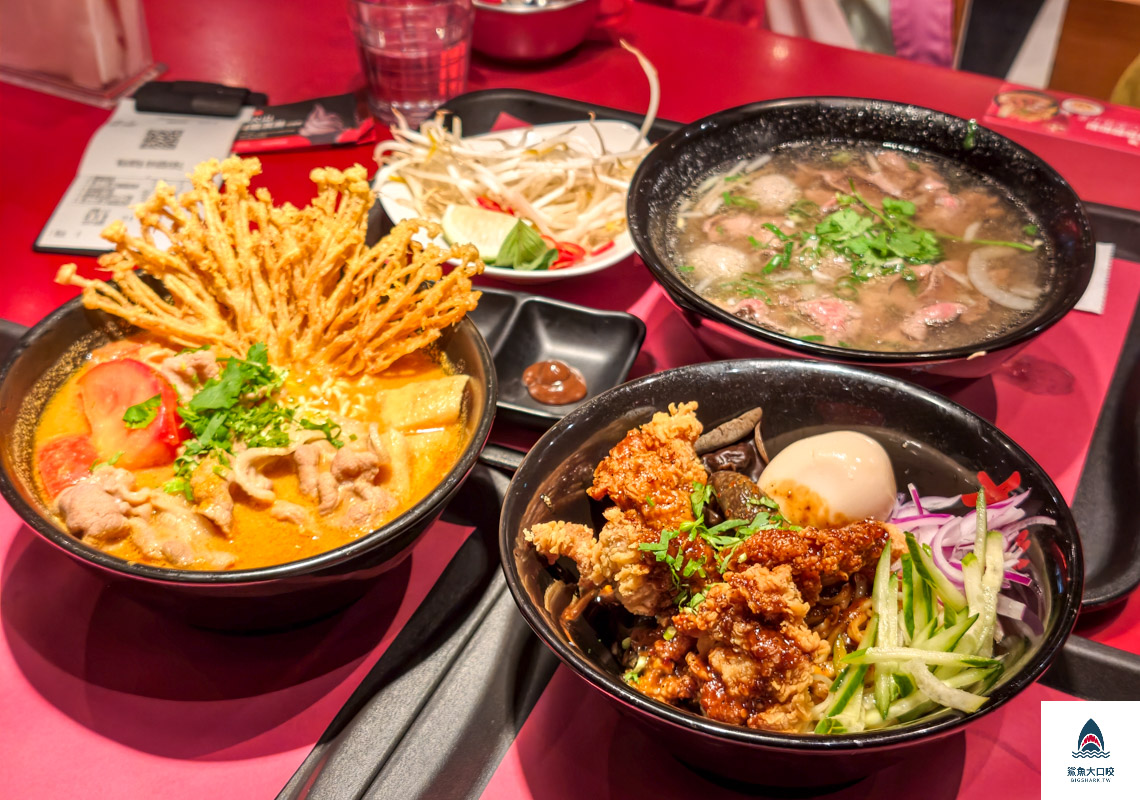 台中泰式料理,台中大心麵食,三井outlet @鯊魚大口咬