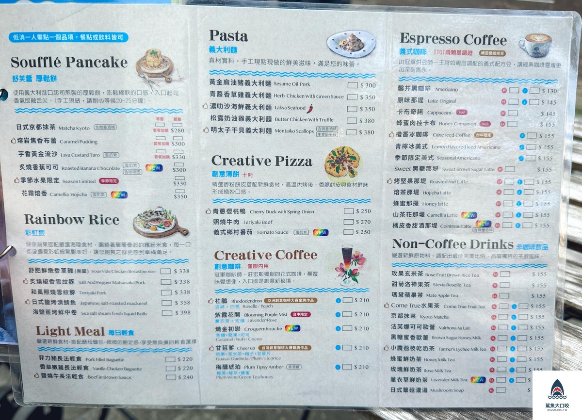 審計新村美食,台中咖啡聽,成真咖啡,成真咖啡菜單,Come True Coffee,審計新村咖啡廳 @鯊魚大口咬