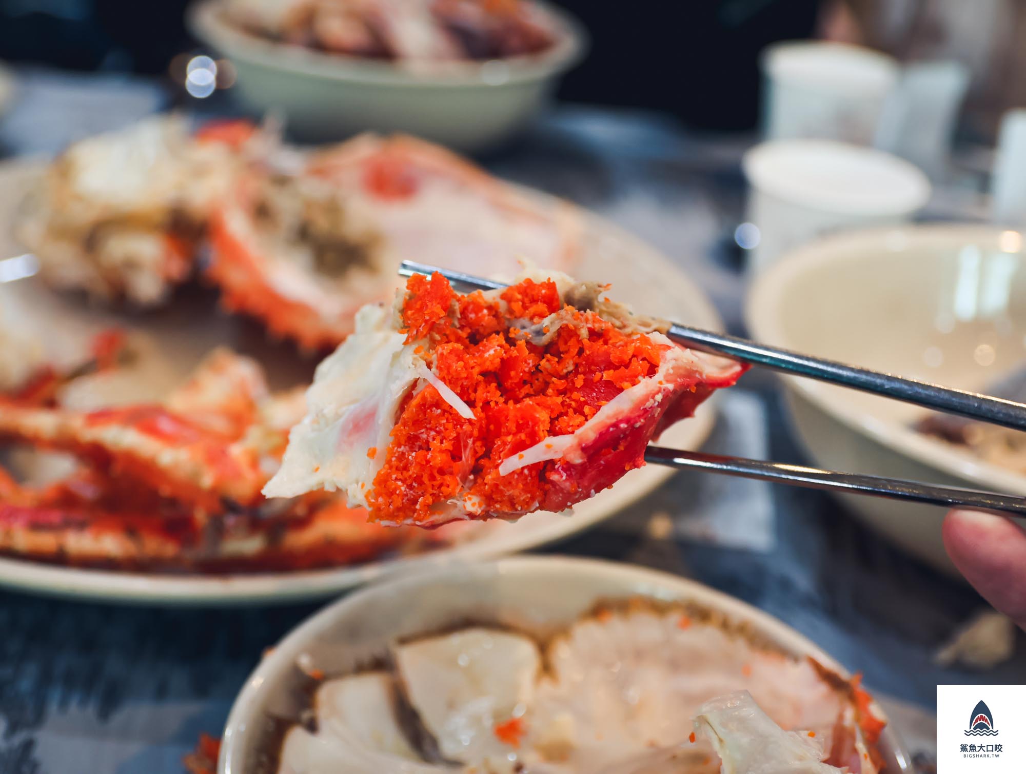 首爾帝王蟹,韓國帝王蟹,鷺梁津帝王蟹,首爾美食推薦,韓國美食推薦,鷺梁津水產市場 @鯊魚大口咬
