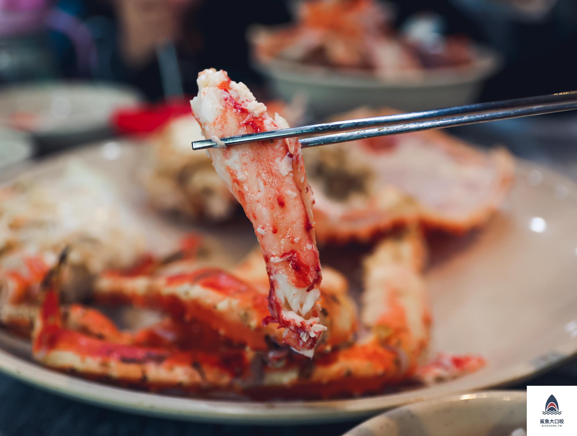 首爾帝王蟹,韓國帝王蟹,鷺梁津帝王蟹,首爾美食推薦,韓國美食推薦,鷺梁津水產市場 @鯊魚大口咬
