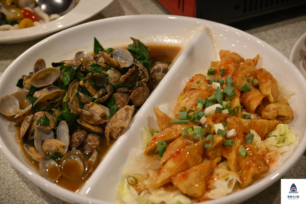 新竹餐廳,新竹美食,新竹傻瓜麵,新竹合菜,新竹桌菜,傻瓜麵創意料理 @鯊魚大口咬