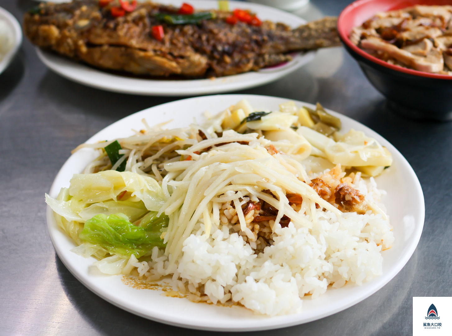 嘉義火雞肉飯推薦,蕭老師火雞肉飯,嘉義火雞肉飯 @鯊魚大口咬