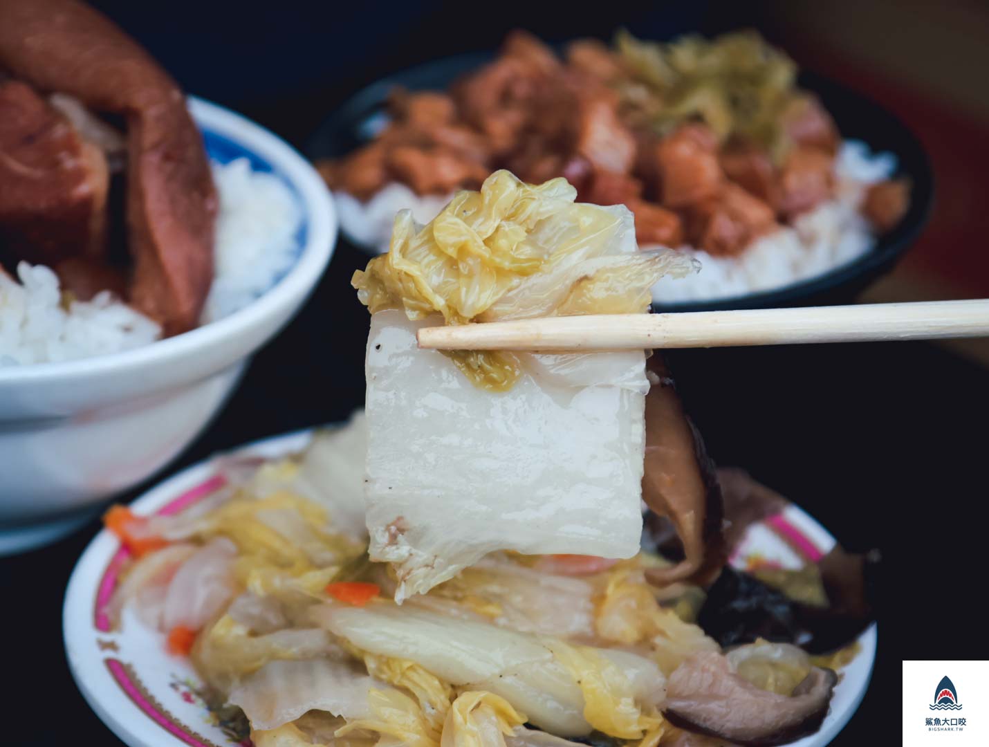 台中小吃,台中美食景點,台中爌肉飯,台中排隊店,台中沙鹿區,嘉控肉飯 @鯊魚大口咬