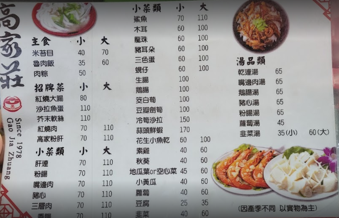 高家莊米苔目,高家莊米苔目菜單 @鯊魚大口咬 高家莊米苔目,高家莊米苔目菜單 @鯊魚大口咬
