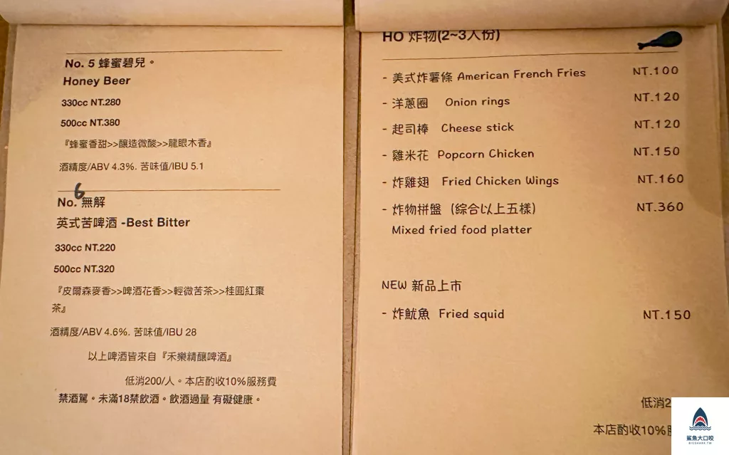 大雅Holin53,大雅餐酒館,大雅酒吧,大雅宵夜推薦,Holin53價錢,大雅美食推薦 @鯊魚大口咬
