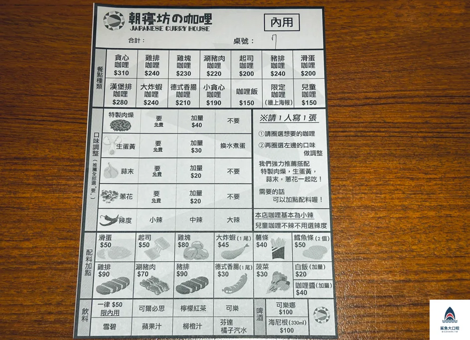 朝寢坊,朝寢坊の咖哩,朝寢坊咖哩,精明商圈日式咖哩,精明商圈美食,朝寢坊咖哩菜單,台中日式咖哩 @鯊魚大口咬 朝寢坊,朝寢坊の咖哩,朝寢坊咖哩,精明商圈日式咖哩,精明商圈美食,朝寢坊咖哩菜單,台中日式咖哩 @鯊魚大口咬
