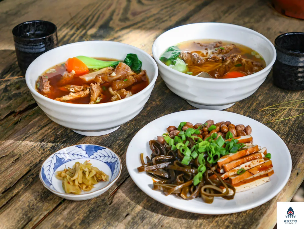 台中牛肉麵推薦,大雅牛肉麵,大雅松居牛肉麵,松居食堂菜單 @鯊魚大口咬