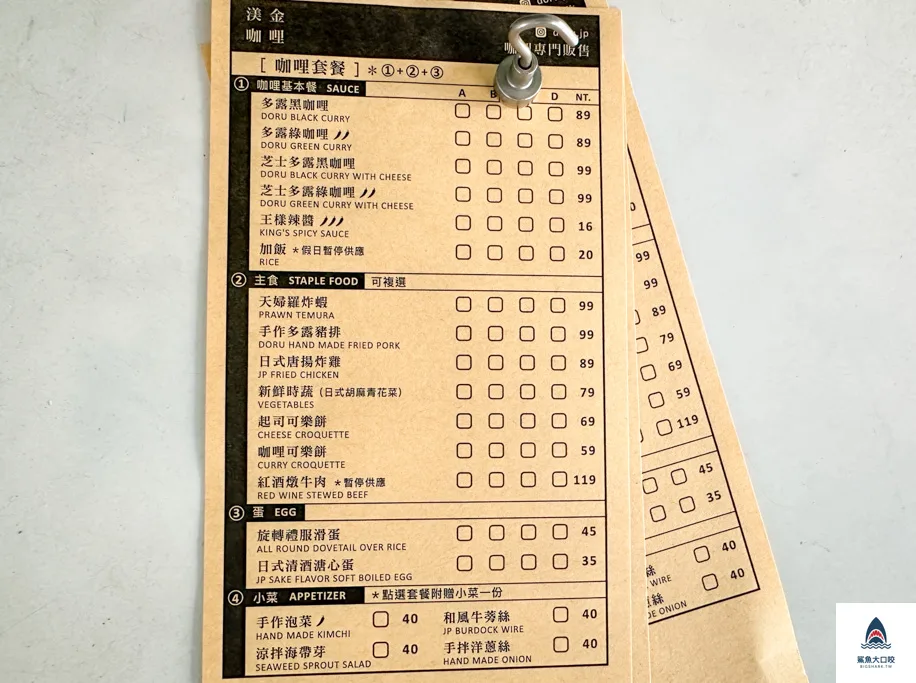 台中咖哩推薦,台中北區美食推薦,台中好吃咖哩,渼金咖哩,天津商圈美食 @鯊魚大口咬