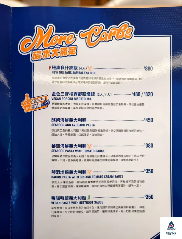 Sports Nation運動餐廳,Sports Nation運動餐廳菜單 @鯊魚大口咬