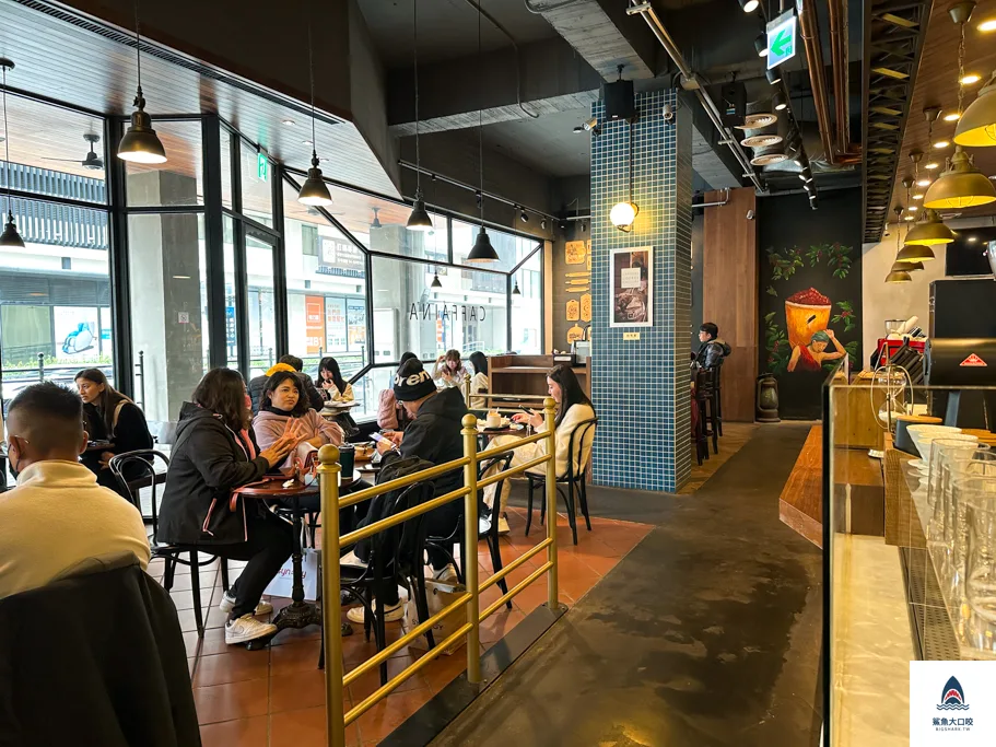 卡啡那大墩店,台中南屯咖啡廳,台中不限時咖啡館 @鯊魚大口咬