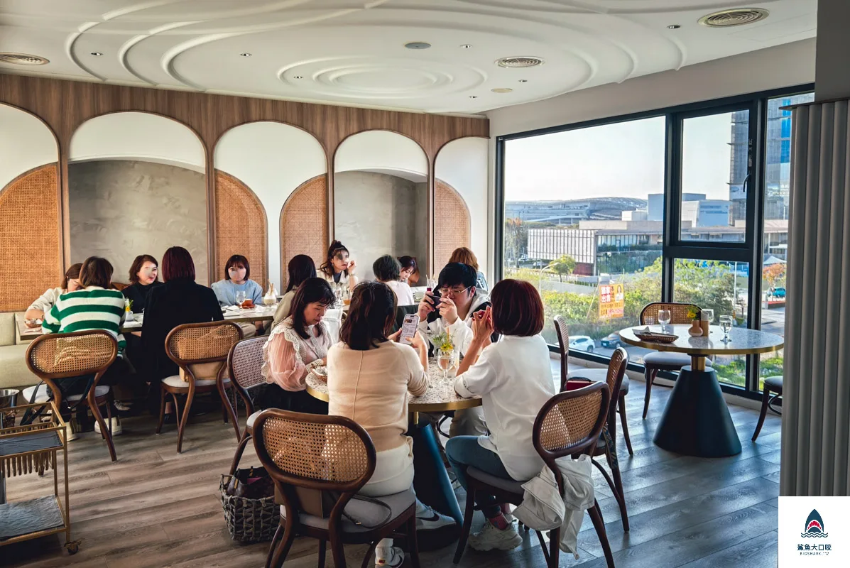台中網美餐廳,水相餐聚苑,台中義法料理餐廳 @鯊魚大口咬