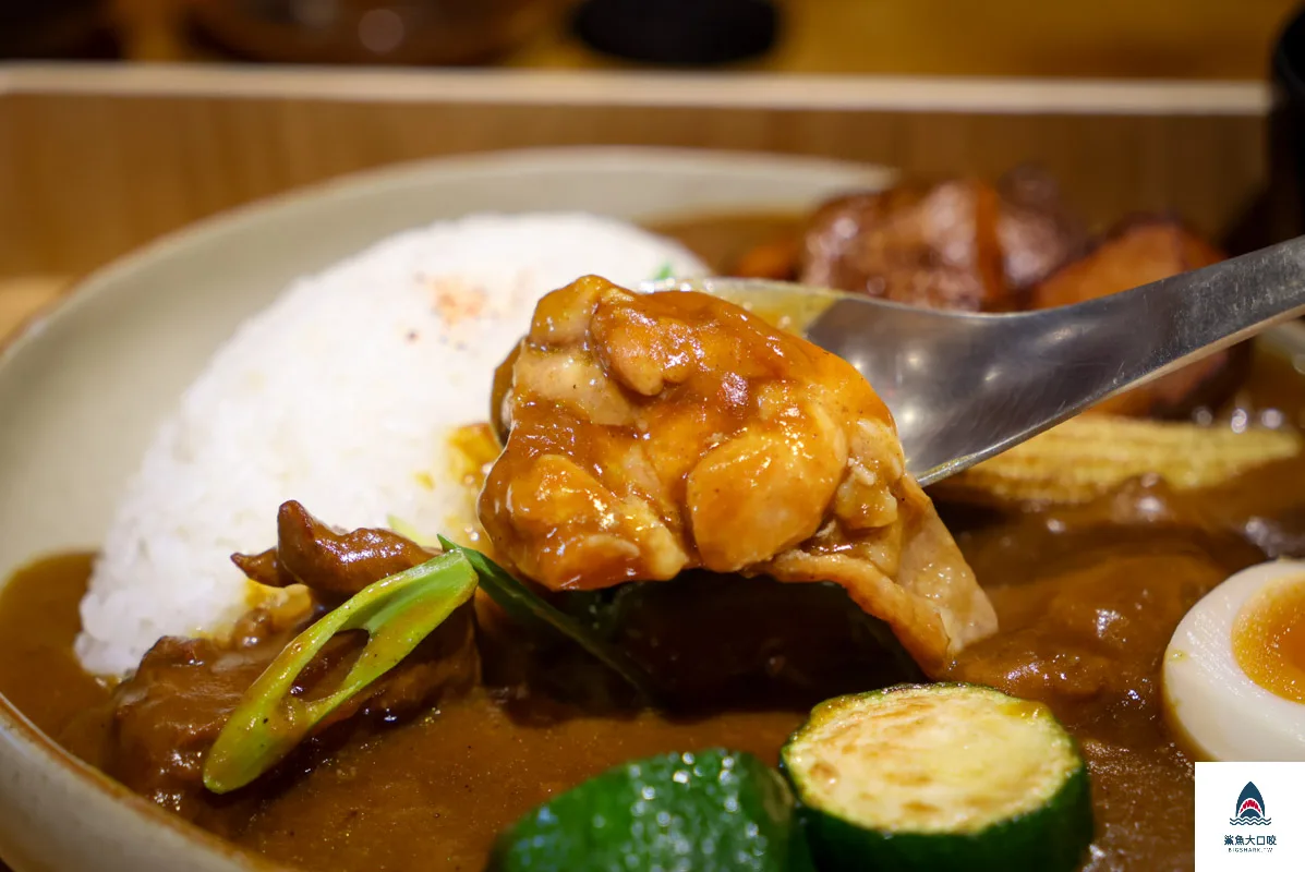 埔里美食,初煦咖哩 @鯊魚大口咬