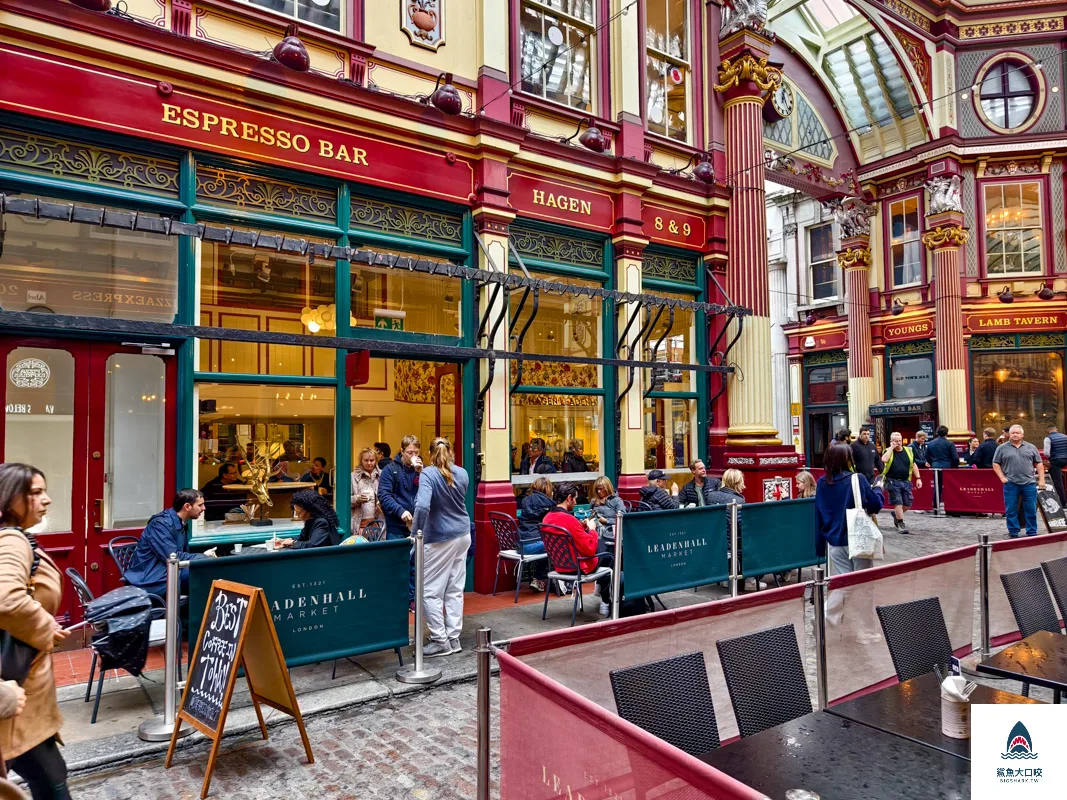 利德賀市場,Leadenhall Market,英國哈利波特場景 @鯊魚大口咬