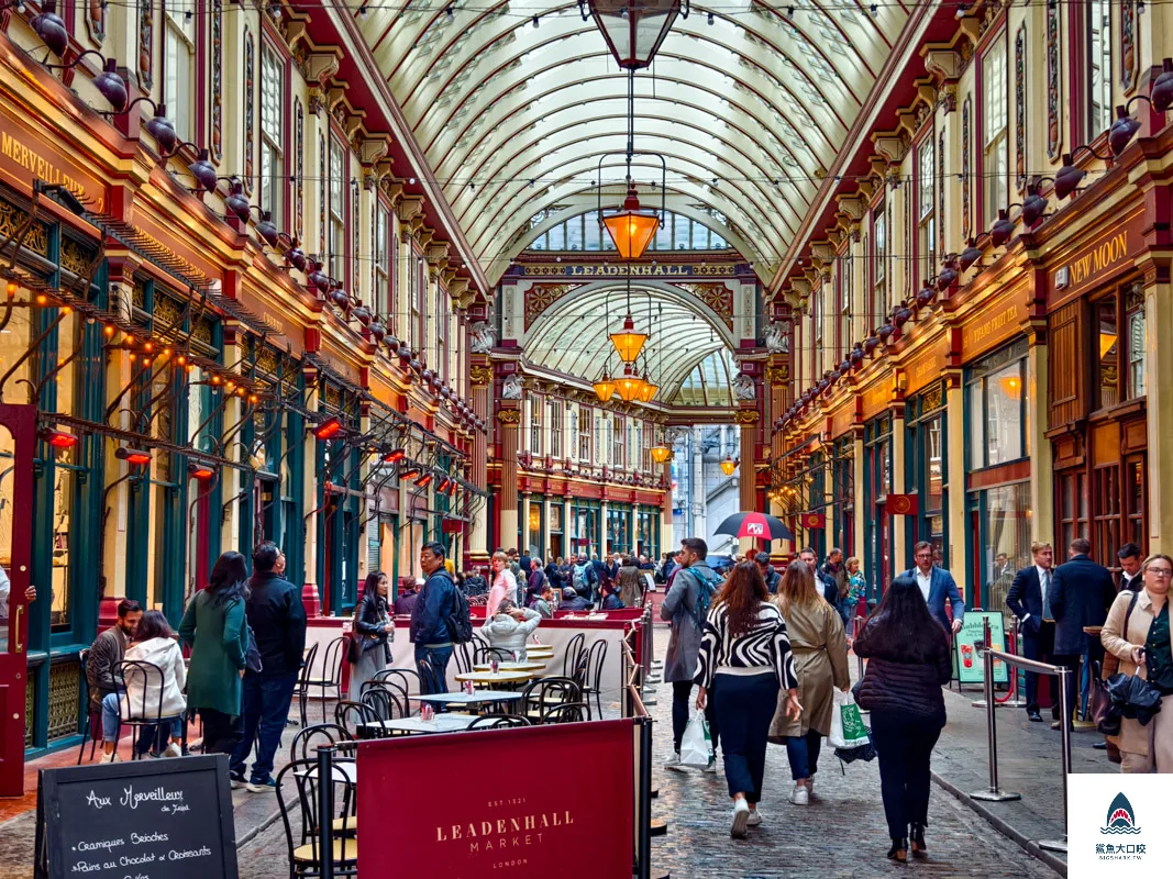 Leadenhall Market,英國哈利波特場景,利德賀市場 @鯊魚大口咬
