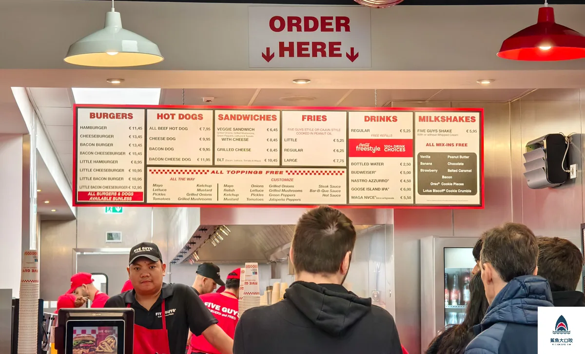 Five Guys,Five Guys美式漢堡店菜單,Five Guys菜單,Five Guys美式漢堡店 @鯊魚大口咬 Five Guys,Five Guys美式漢堡店菜單,Five Guys菜單,Five Guys美式漢堡店 @鯊魚大口咬