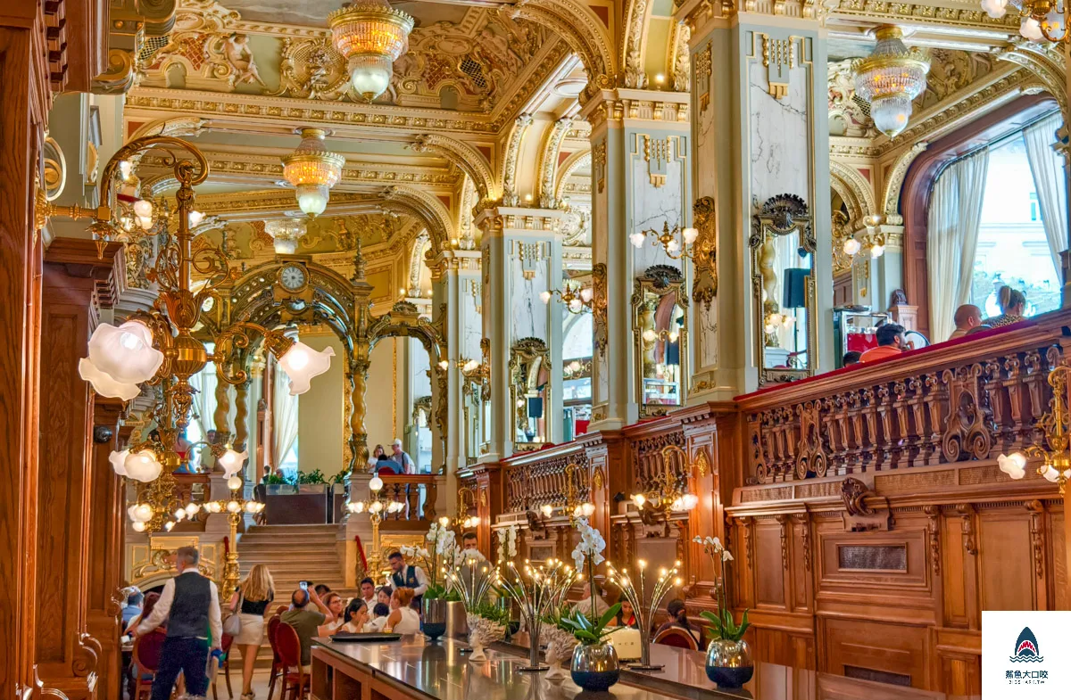 紐約宮殿咖啡,紐約咖啡館,紐約咖啡,New York Café Budapest @鯊魚大口咬