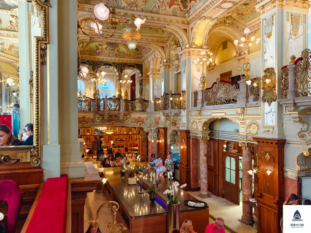 紐約宮殿咖啡,紐約咖啡館,紐約咖啡,New York Café Budapest @鯊魚大口咬