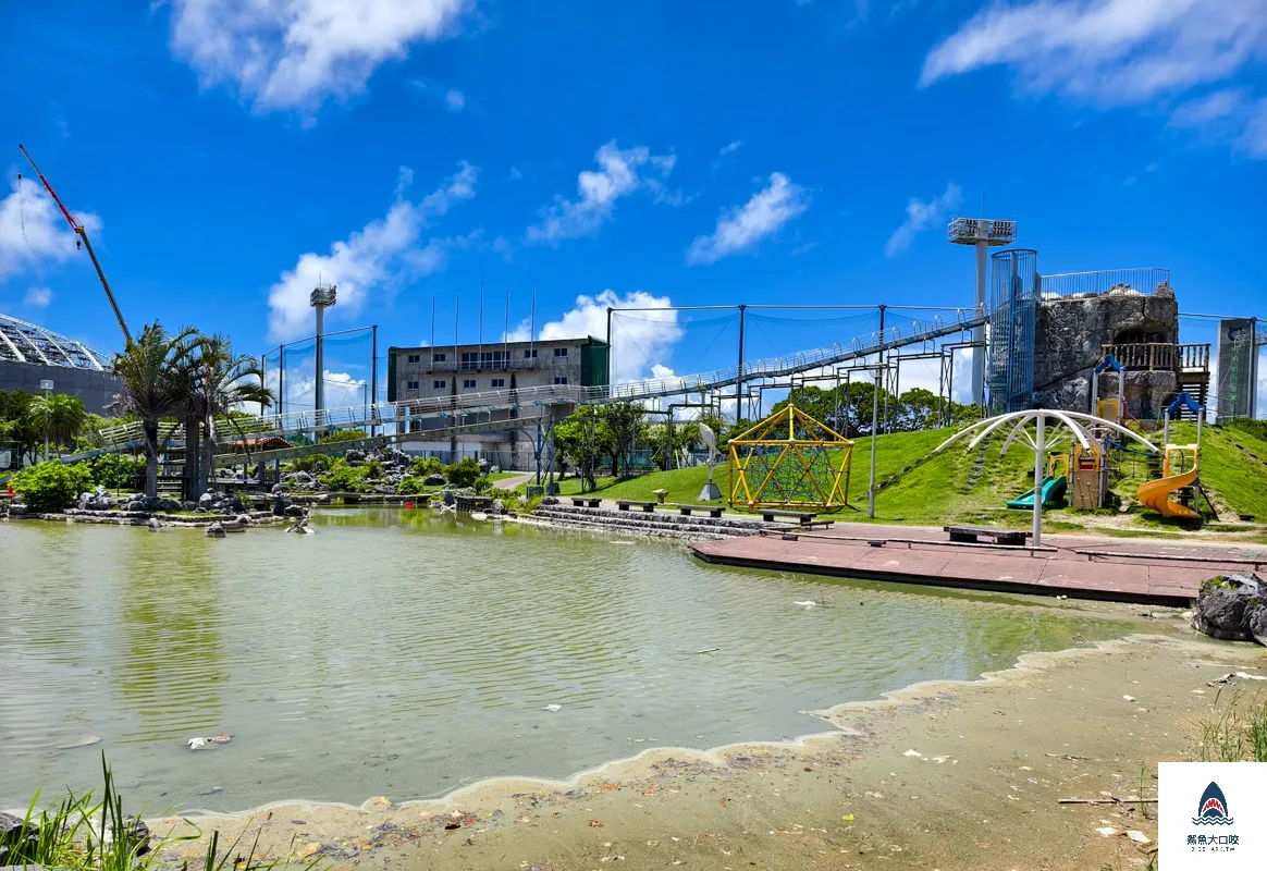 西崎親水公園,西崎公園,西崎親水公園溜滑梯 @鯊魚大口咬