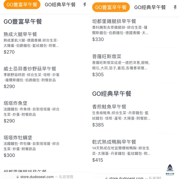 台中食研室,台中早午餐,台中義大利麵推薦,gohome食研室 @鯊魚大口咬