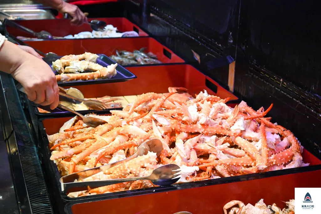 北海道吃到飽,JAPANESE BUFFET DINING伝,北海道三大蟹吃到飽 @鯊魚大口咬