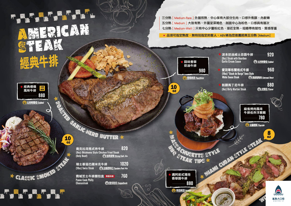 ABV美式餐酒館台北敦化店,ABV美式餐酒館台北敦化店菜單 @鯊魚大口咬