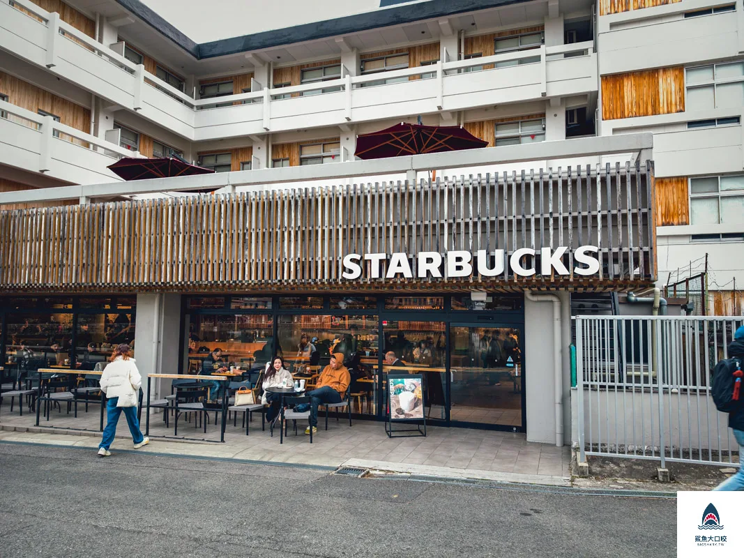 日本星巴克,奈良星巴克,星巴克猿澤池店,奈良景點 @鯊魚大口咬