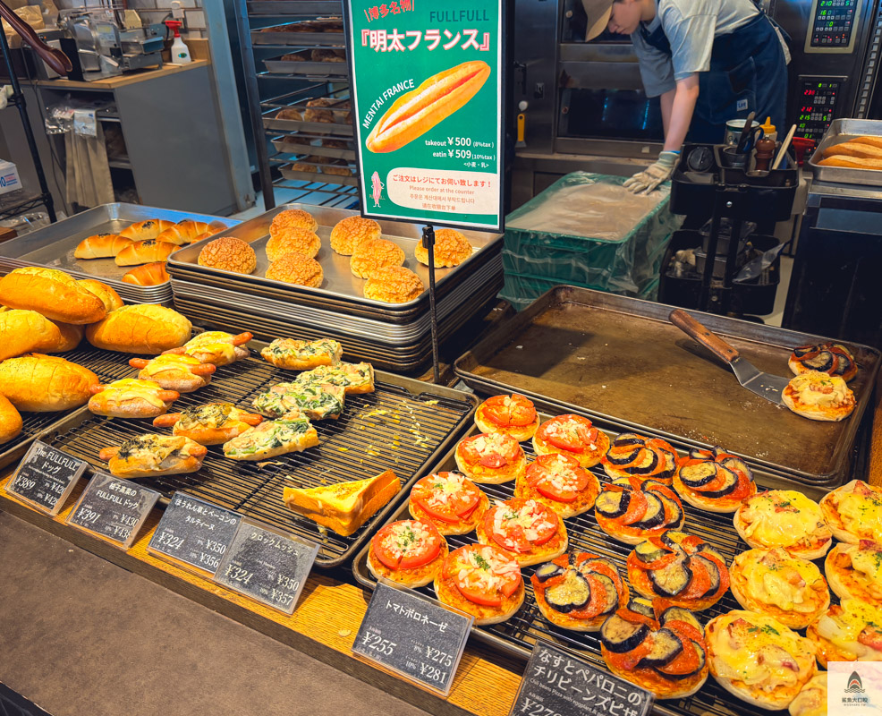 福岡美食,福岡必吃,福岡明太子麵包,The Full Full Hakata @鯊魚大口咬